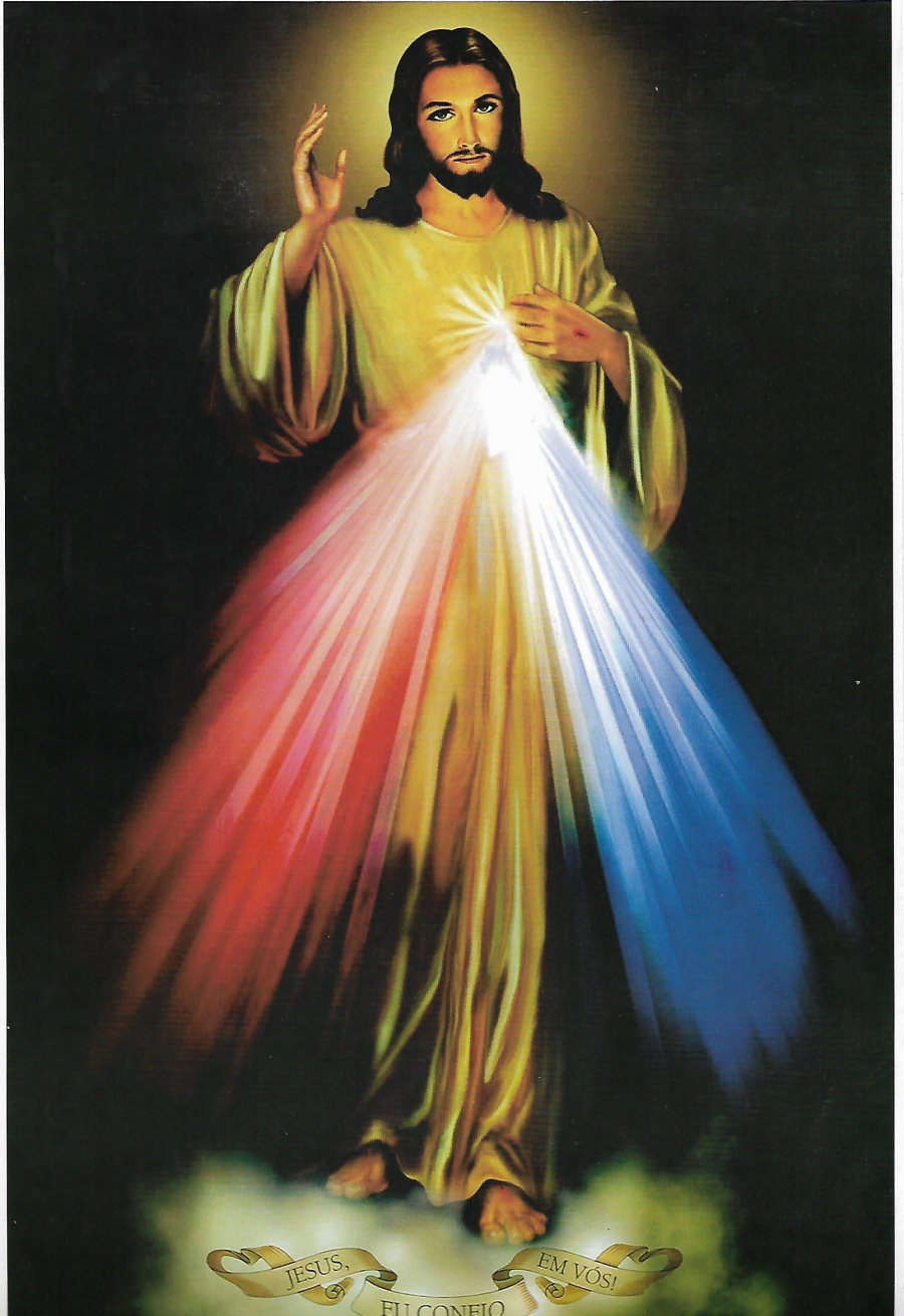 Poster Jesus, Eu Confio em V�S - 1 unid