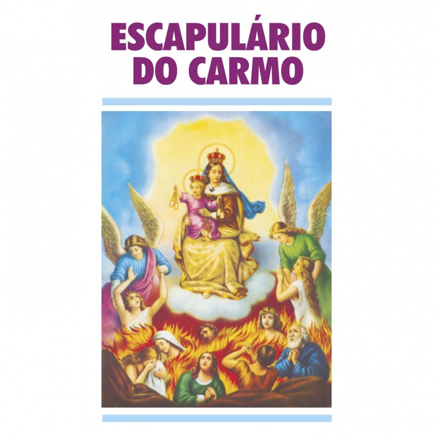 ORA��O ESCAPUL�RIO DO CARMO - 100 unid