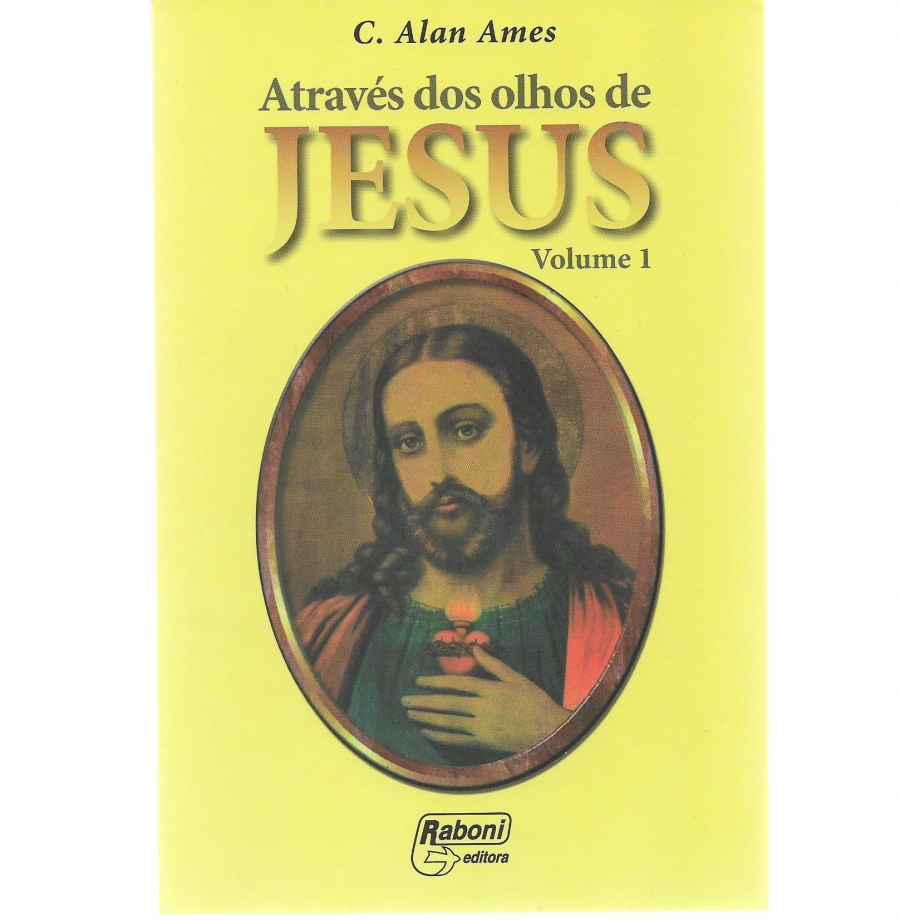 LIVRO ATRAV�S DOS OLHOS DE JESUS - 1 unid