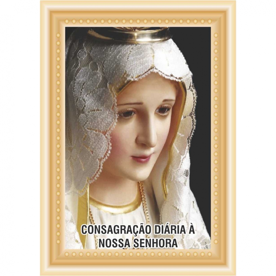 SANTINHO CONSAGRA��O A NOSSA SENHORA - 200 unid