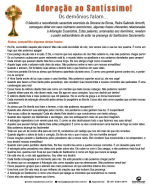 Adorao ao santssimo. Os demnios falam - 20 Unidades.