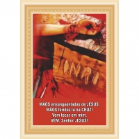 Santinho Cura-me Senhor Jesus - 200 unid