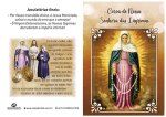 Folheto coroa de nossa senhora de lagrimas - 1 Un.